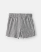 Baby 2-Pack Shorts - Grey/Black, image 2 of 5 slides