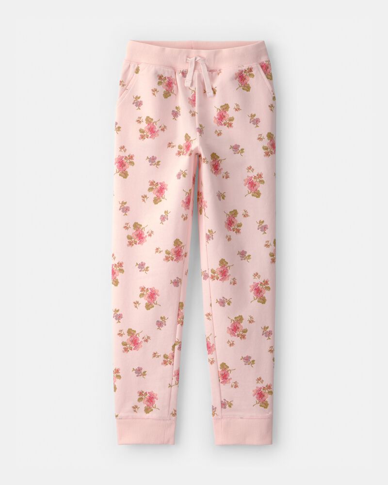 Girls 2-Piece Floral OshKosh Logo Layering Set - Pink, image 5 of 7 slides