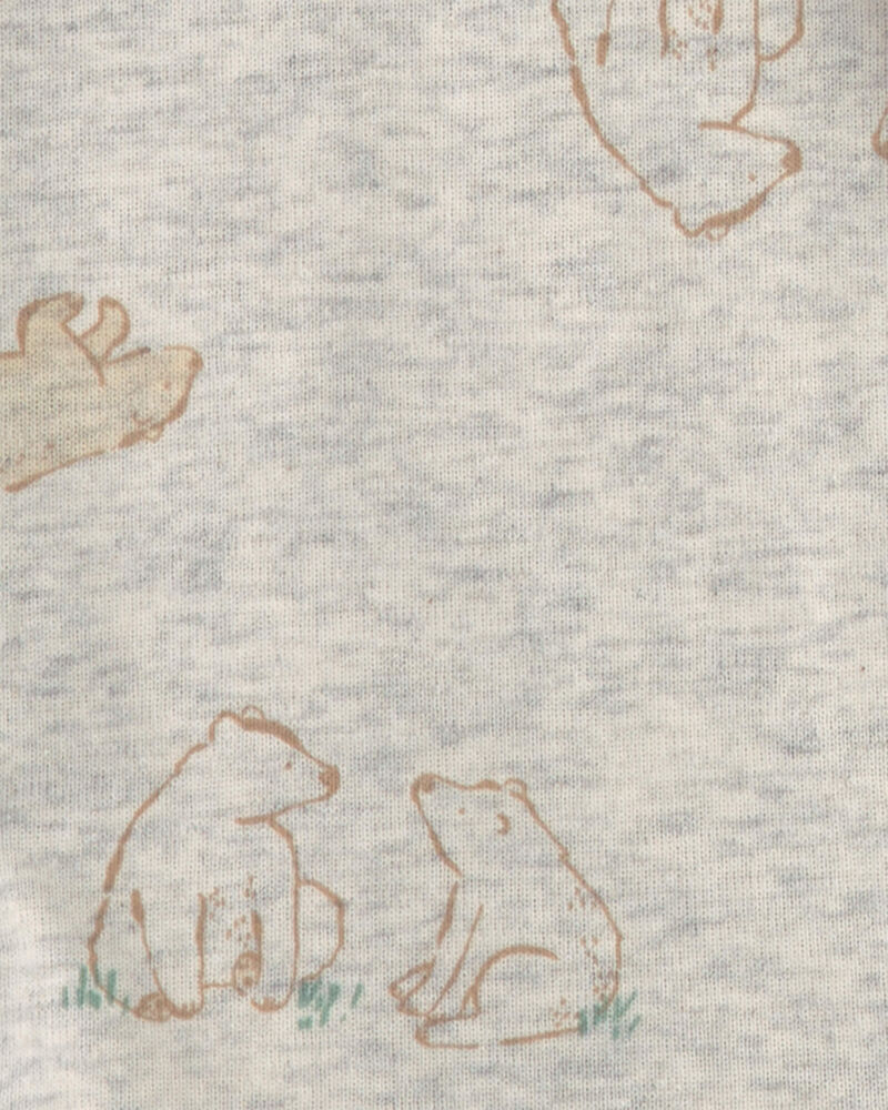 Baby 3-Piece Bear Layering Set - Grey/Brown, image 3 of 4 slides