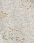 Baby 3-Piece Bear Layering Set - Grey/Brown, image 3 of 4 slides