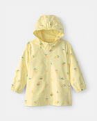 Toddler Girl Lemon Raincoat - Yellow, image 1 of 3 slides