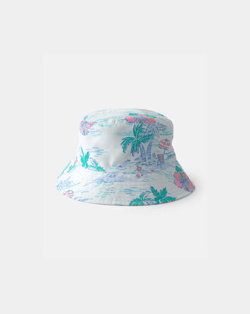 Baby Tropical Beach Reversible Bucket Swim Hat, 