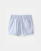 Toddler Boy 2-Piece Button-Down Shirt & Short Set - Blue, image 5 of 6 slides