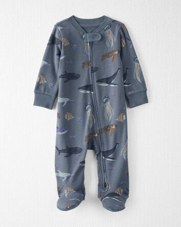 Baby Organic Cotton Sleep & Play Pajamas, 