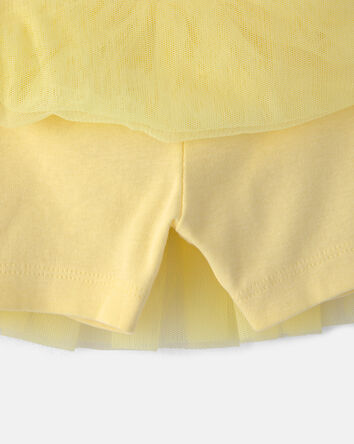 Baby Girl 2-Piece Top & Skirt Set - Yellow, 