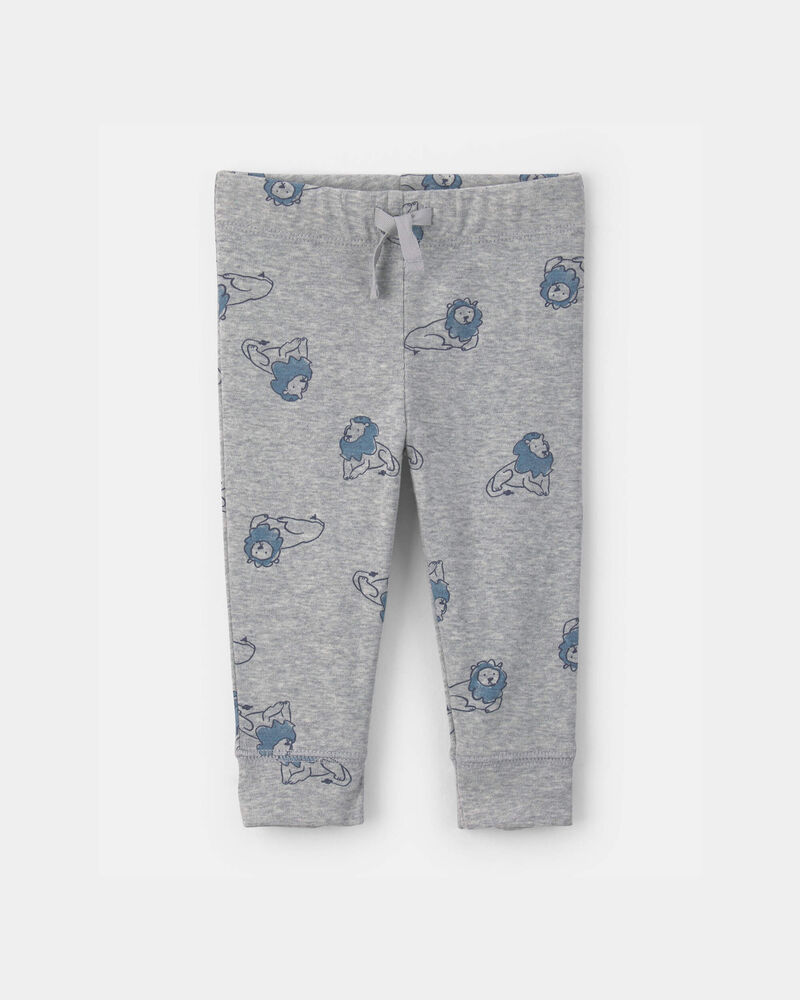 Baby Boy 4-Piece Lion Top & Pant Set, image 3 of 7 slides
