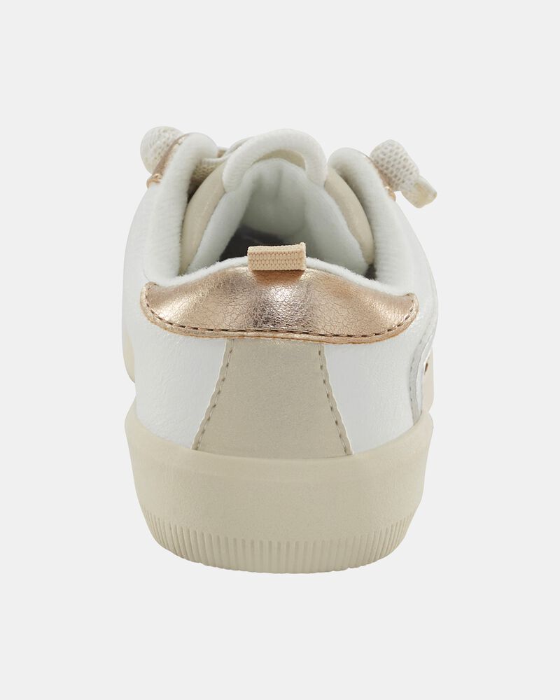Toddler Metallic Star Sneakers - Gold, image 3 of 7 slides