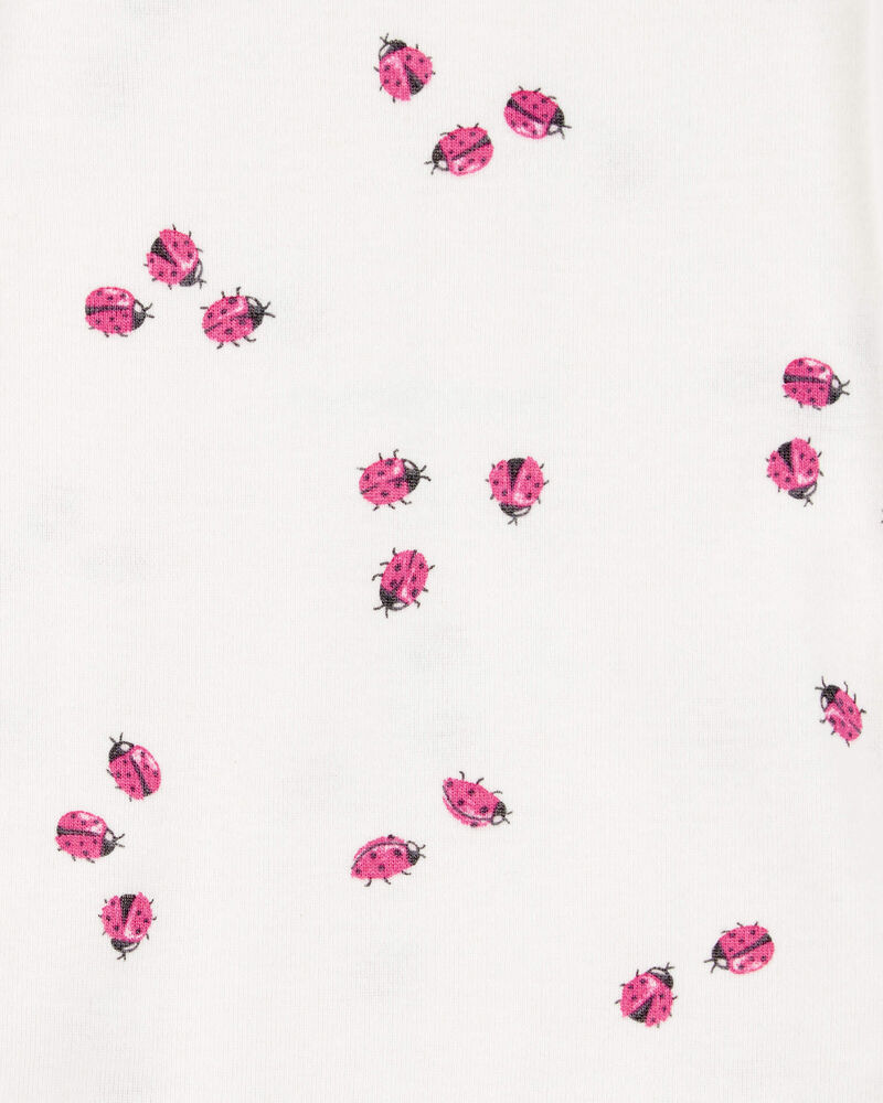 Baby Girl 5-Pack Ladybug Multipack Bodysuits - Pink, image 3 of 8 slides