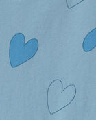 Girls Heart Short-Sleeve Dress - Blue, image 3 of 4 slides