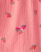 Toddler Girl Ruffle-Trim Watermelon Shorts - Pink, image 3 of 4 slides