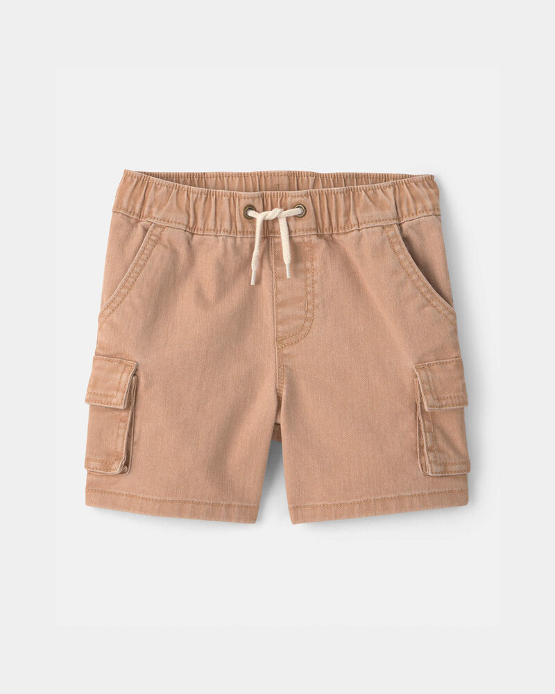 Toddler Boy Cargo Shorts - Khaki, image 1 of 5 slides