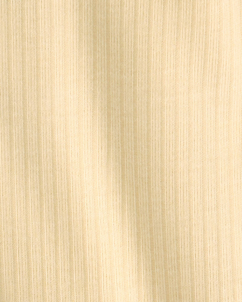 Baby 2-Pack Constellation PurelySoft Bodysuits - Yellow/Cream, image 4 of 7 slides