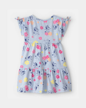 Toddler Girl Bluey&trade; Floral Dress - Blue, 