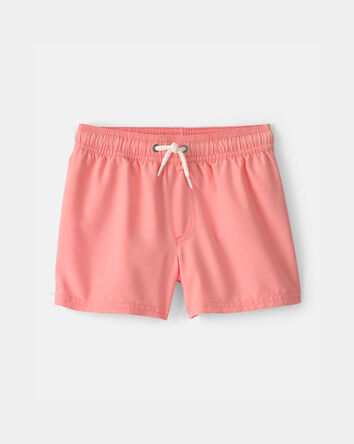 Toddler Boy Swim Trunks - Coral, 