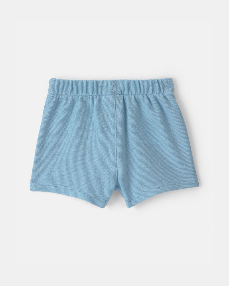 Baby Boy Drawstring Shorts - Blue, image 2 of 4 slides