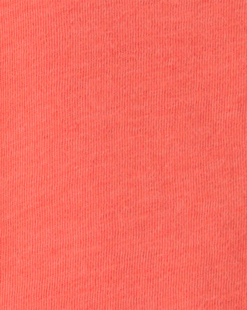 Baby Solid Pocket T-Shirt - Coral, 