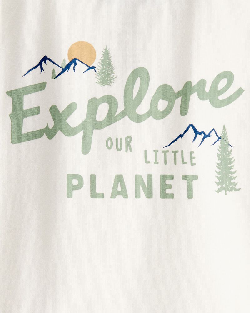Baby Girl Organic Cotton Let's Explore Long-Sleeve Tee, image 5 of 6 slides