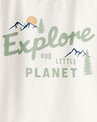 Baby Girl Organic Cotton Let's Explore Long-Sleeve Tee, image 5 of 6 slides