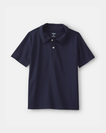 Boys Uniform Active Polo Shirt - Navy, 