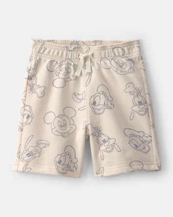 Toddler Boy 2-Piece Disney&copy; Mickey Mouse Short-Sleeve Top & Short Set - Cream, 