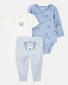 Baby Boy 3-Piece Bear Little Character Set&reg; - Blue, image 1 of 5 slides