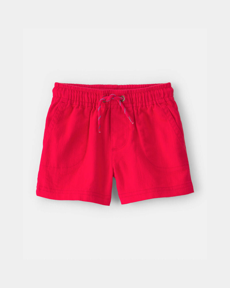 Baby Boy 2-Piece 'Salty Daze' Striped Graphic Tee & Shorts Set - Blue/White/Red, image 5 of 7 slides