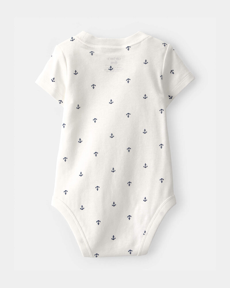 Baby Boy 3-Piece Anchor Polo Outfit Set - Red/Blue/White, image 8 of 13 slides