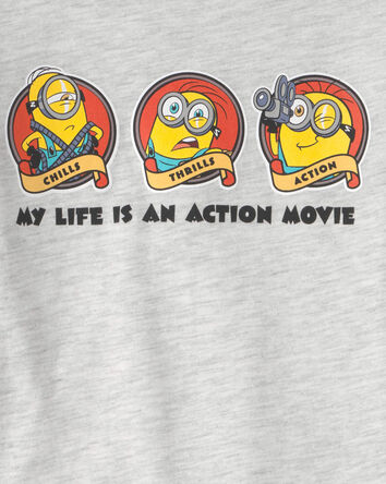 Toddler Despicable Me Minions Graphic Tee - Grey, 