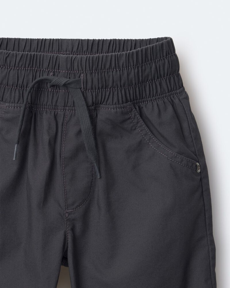 Toddler Boy Canvas Pull-On Pant -  Dark Grey, image 7 of 7 slides