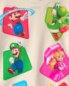 Boys Nintendo Super Mario Graphic Tee - Cream, image 4 of 4 slides