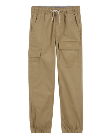 Boys Canvas Cargo Joggers, 