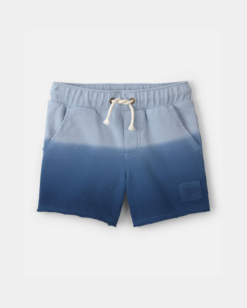 Baby Boy Ombre French Terry Shorts - Blue, image 1 of 4 slides