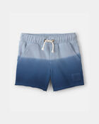 Baby Boy Ombre French Terry Shorts - Blue, image 1 of 4 slides