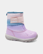 Toddler Girl Light-Up Ombre Snow Boots - Blue/Purple, image 1 of 6 slides