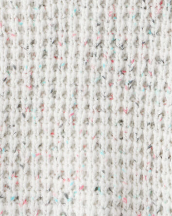 Girls Confetti Sweater - Cream, 