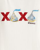 Girls Hershey Kisses XOXO Long-Sleeve Top - Cream, image 2 of 2 slides