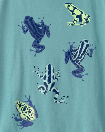 Kids Frog Graphic Tee - Green, 