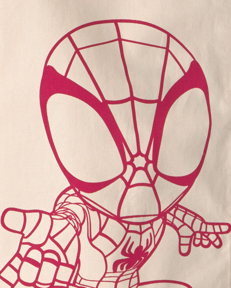 Toddler Boy 2-Piece &copy;Marvel Spider-Man Top & Short Set - Cream, image 4 of 6 slides
