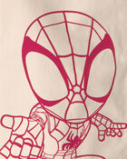 Toddler Boy 2-Piece &copy;Marvel Spider-Man Top & Short Set - Cream, image 4 of 6 slides