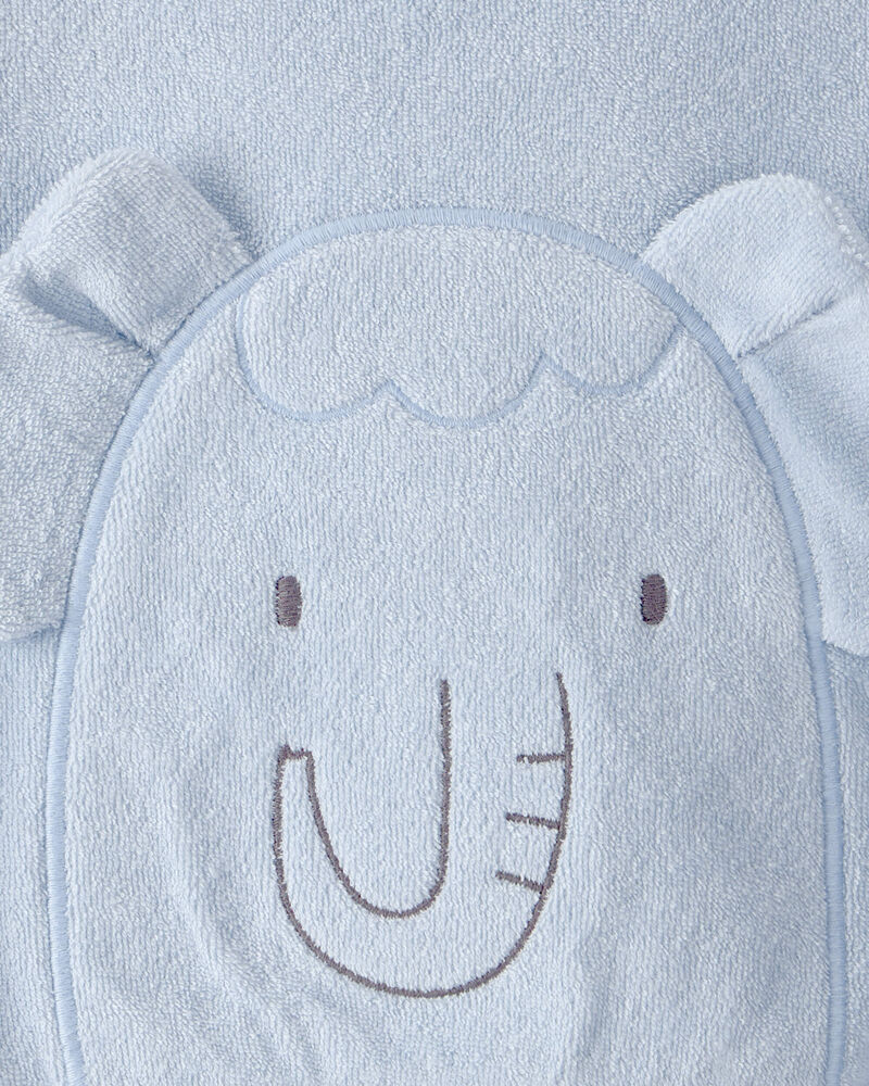 Baby Boy 2-Piece Elephant Terry Pullover Sweatshirt & Pant Set - Blue, image 4 of 7 slides