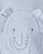 Baby Boy 2-Piece Elephant Terry Pullover Sweatshirt & Pant Set - Blue, image 4 of 7 slides