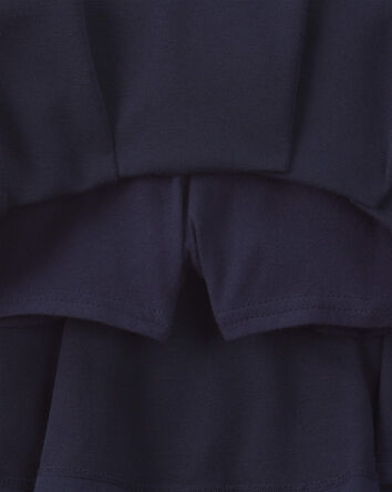 Toddler Girl Uniform Ponte Skort - Navy, 