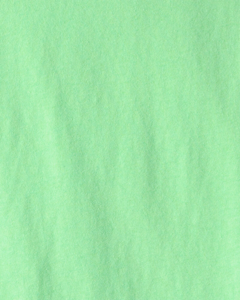 Kids Solid T-Shirt - Green, image 2 of 3 slides