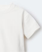 Toddler Short-Sleeve Relaxed Tee - Cream, image 6 of 6 slides