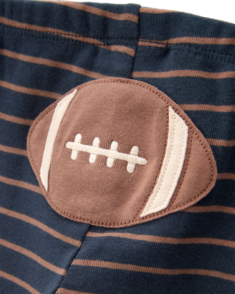 Baby Boy 3-Piece Football Bodysuits & Pant Set, image 2 of 5 slides