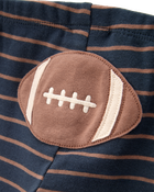 Baby Boy 3-Piece Football Bodysuits & Pant Set, image 2 of 5 slides
