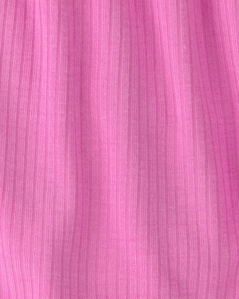 Baby Girl PurelySoft Flutter-Sleeve Top & Short Set - Pink, image 3 of 5 slides