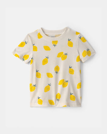 Toddler Lemon Tee - Cream/Yellow, 