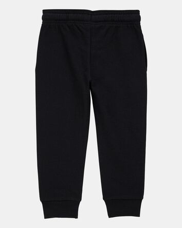 Baby Boy Pull-On Drawstring Joggers - Black, 