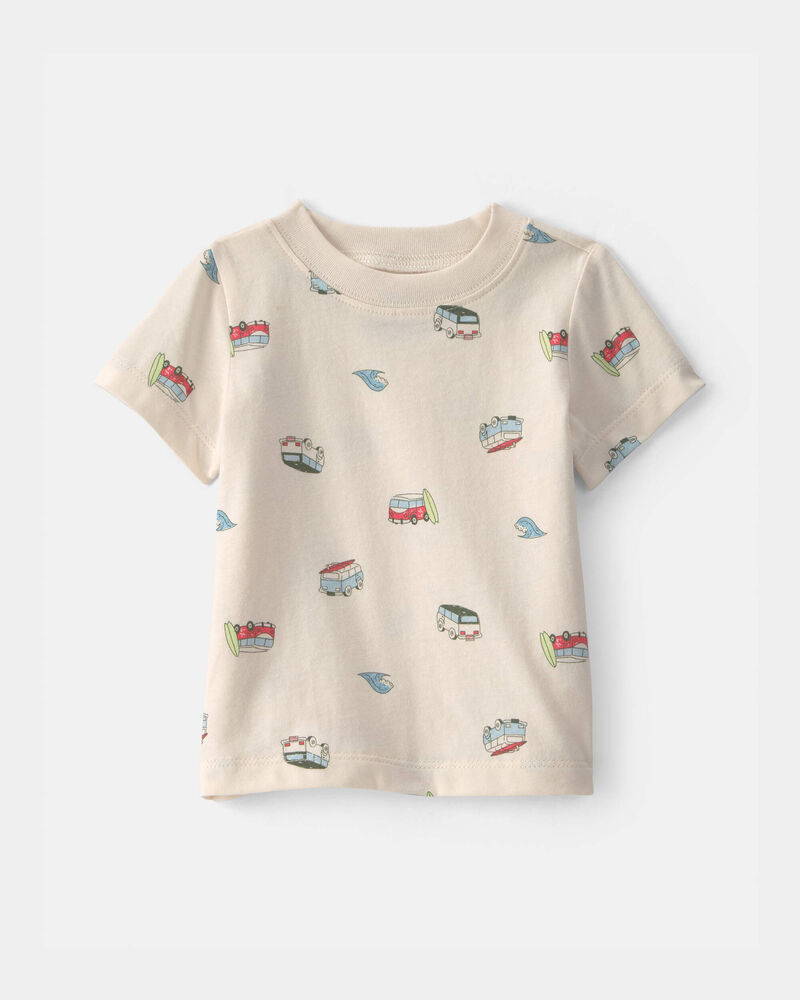 Baby 2-Piece Beachy Van Shortall Set - Blue, image 3 of 6 slides